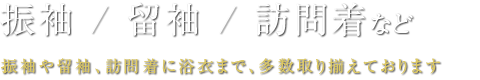 振袖 / 留袖 / 訪問着など